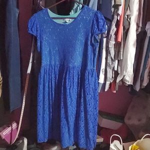 Kids blue/green dress